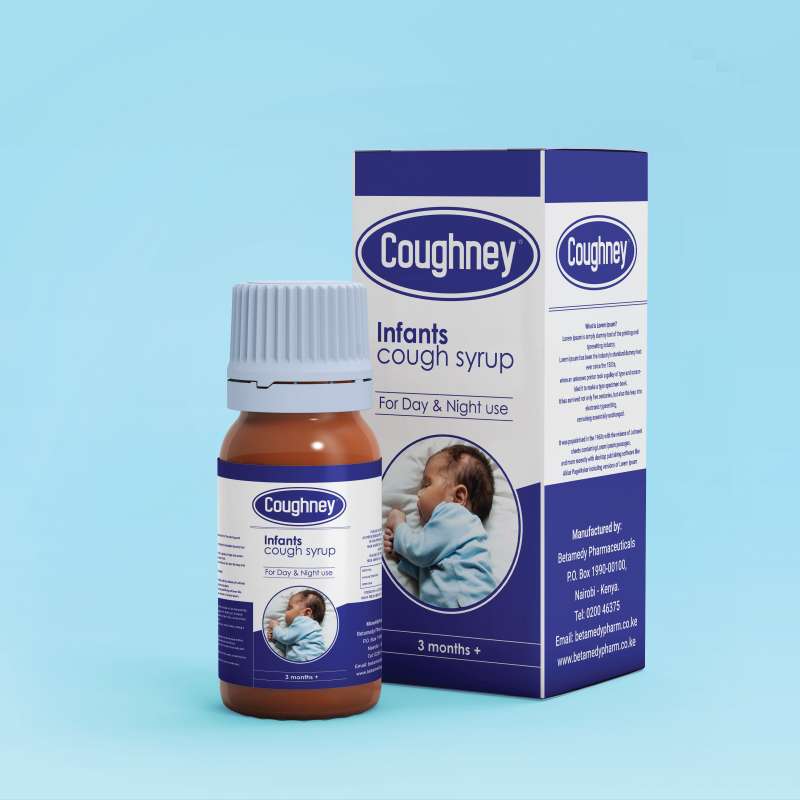 label & box for Coughney Infants Cough Syrup